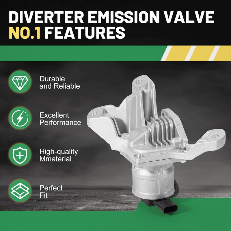 Rendrox 25702-31014 Driver/Left Diverter Valve Emission Control NO.2 Compatible with Toyota Tundra 4Runner FJ Cruiser 2010-2024 Air Switch Valve 4.0L V6, Replace 25702-31013 25702-31010 25702-31012 - Image 4